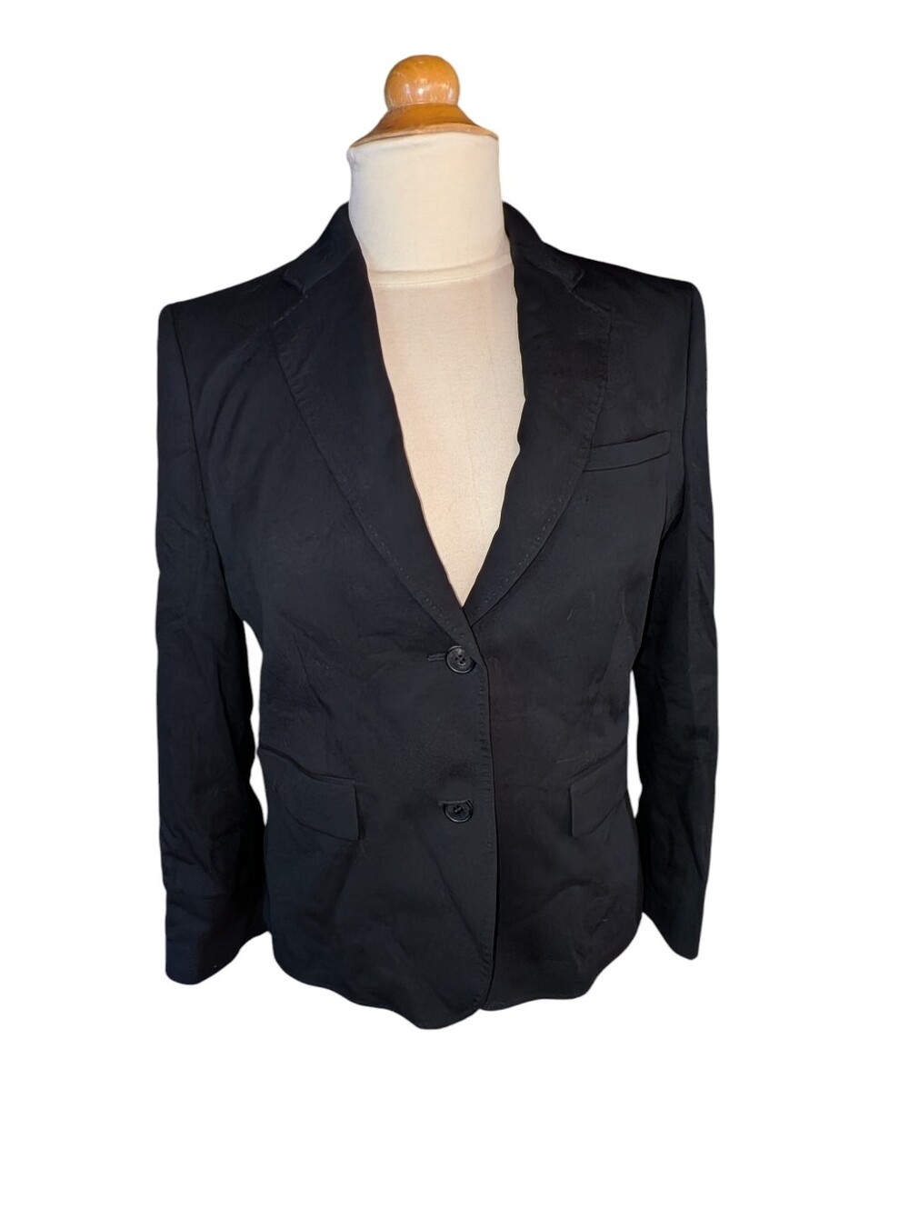 Brooks Brothers Black Blazer Classic Fit 100% Wool Size
